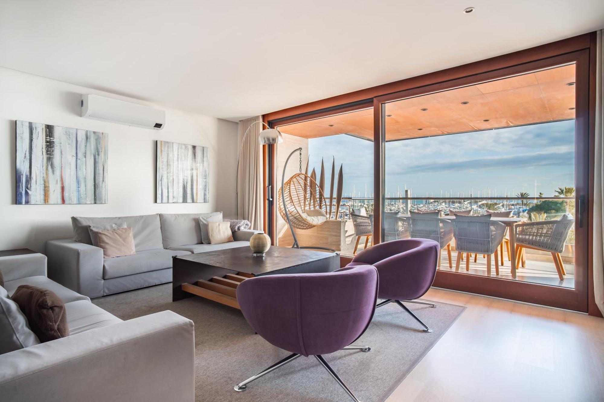 Luxury sea view Apartment in Puerto de Alcudia Exterior foto